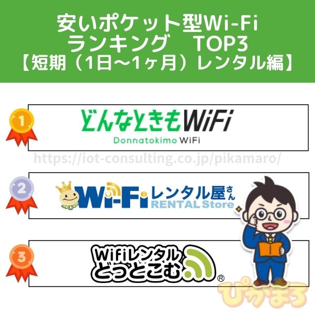 ポケットwifi 安い レンタル