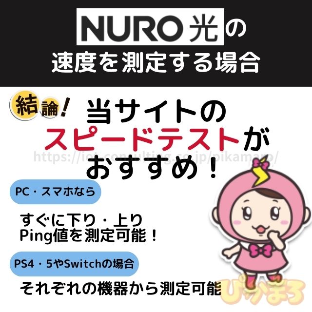 nuro光 速度 測定