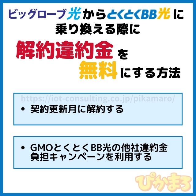 ビッグローブ光 から とくとくbb光 乗り換え 無料