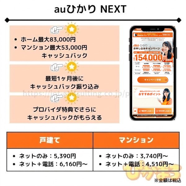  auひかり NEXT