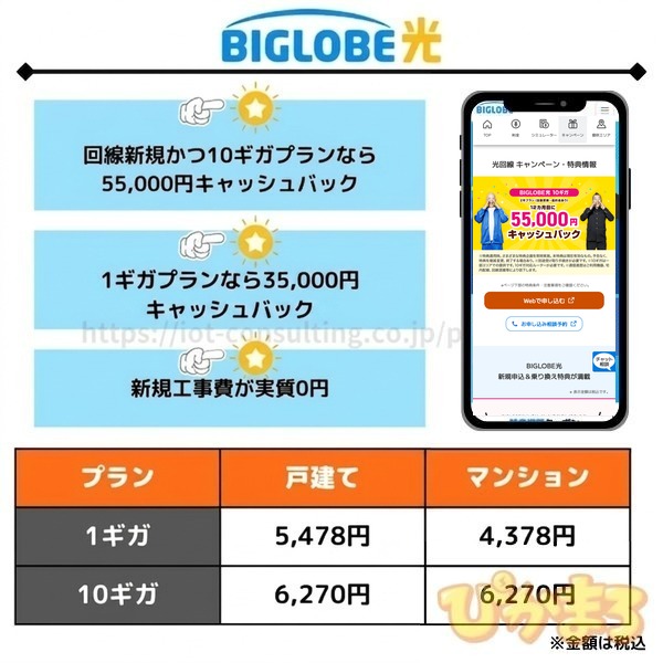  ビッグローブ光 公式