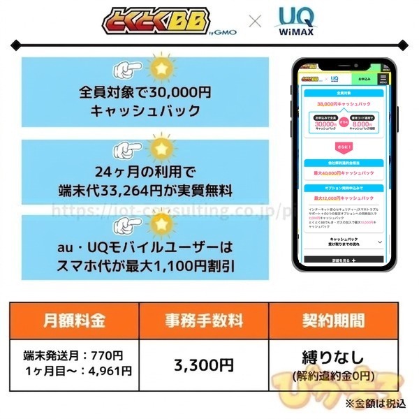 GMOとくとくBB WiMAX