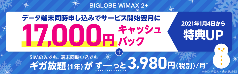 徹底調査 Biglobe Wimaxの評判は 損せずお得に申し込むポイントも解説