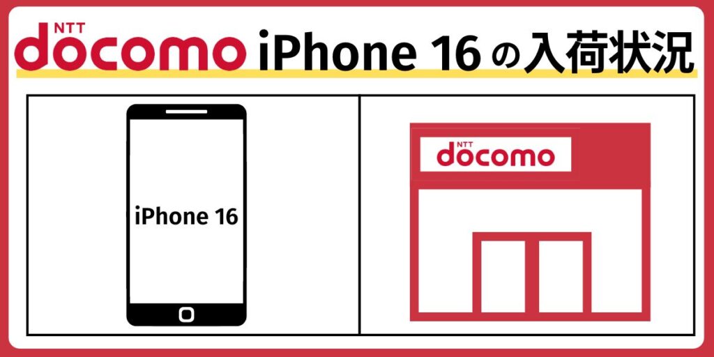 【ドコモ】iPhone 16の在庫