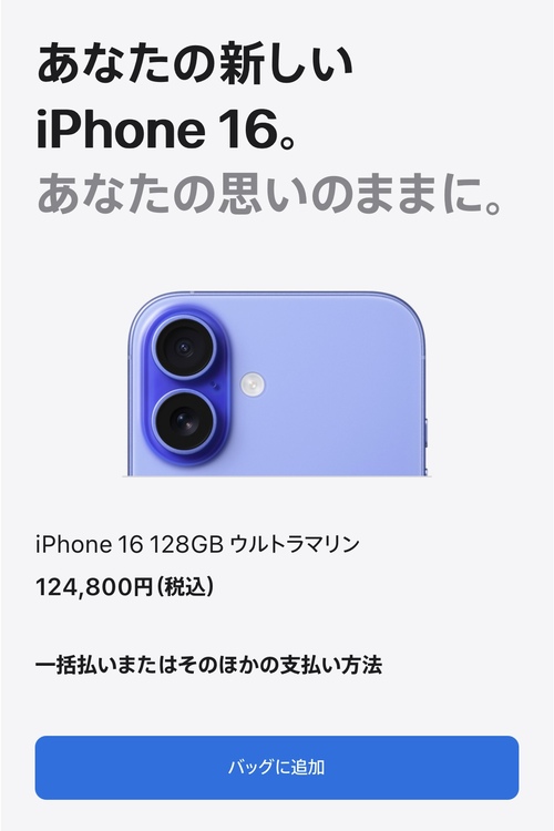 アイフォン17の予約方法 Apple Store Step2-9