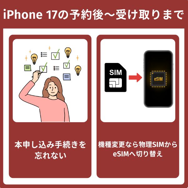 iPhone 17の予約後〜受け取りまでの流れ